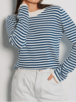Striped Blue